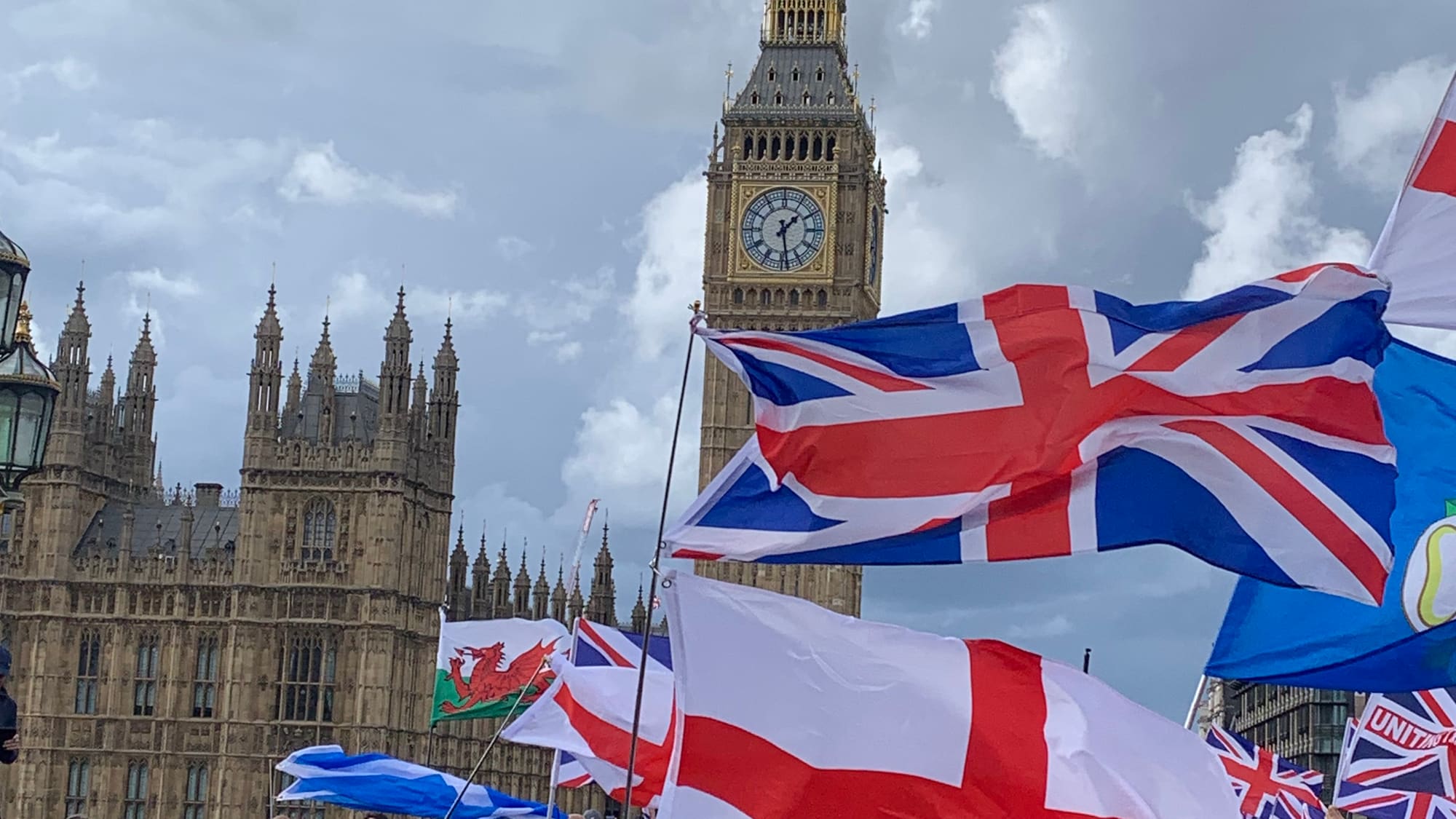 A British town skyline